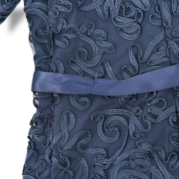 Alex Evenings Stretch Tulle Off The Shoulder Floral Embroidered Top Size XLP - Picture 6 of 11